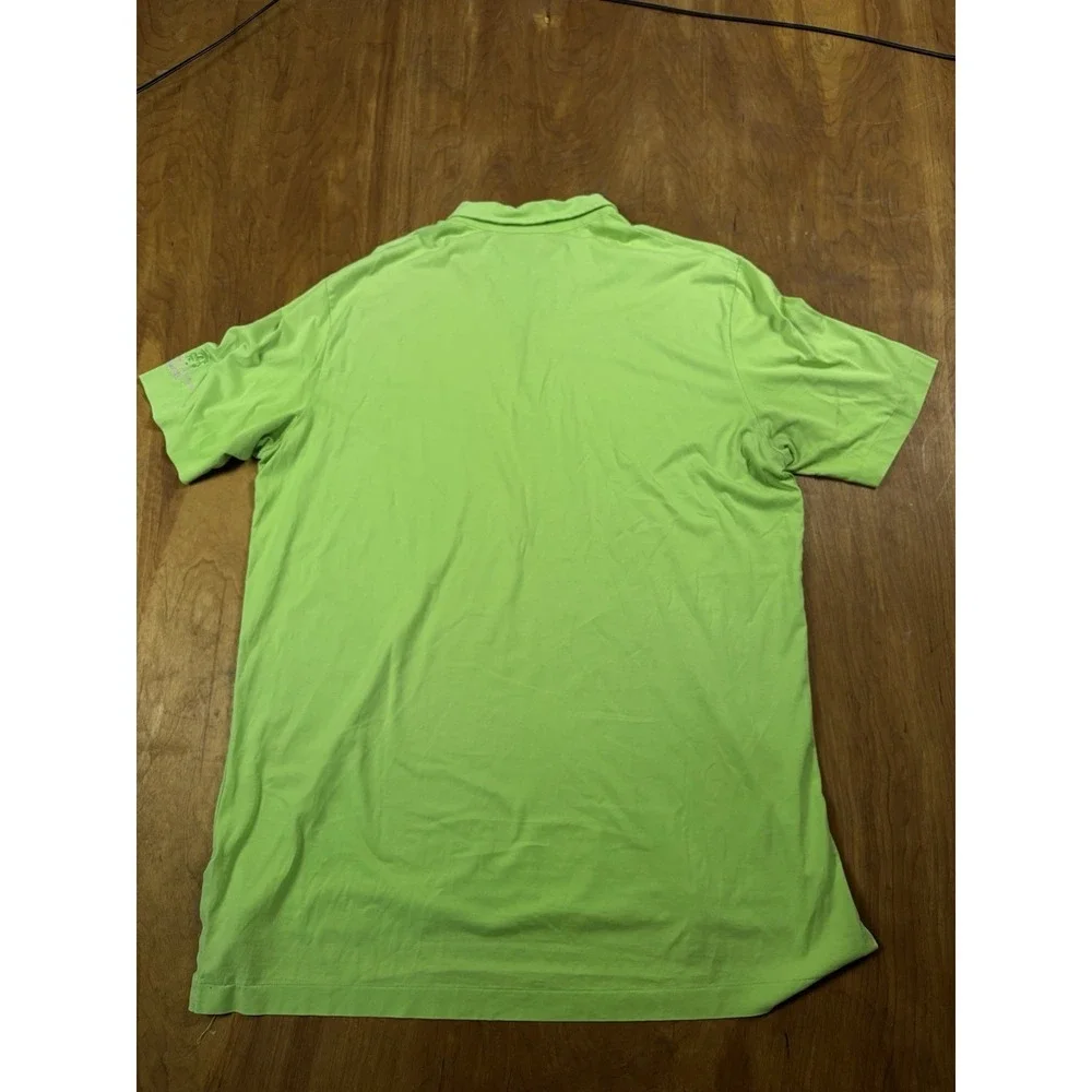 Polo Ralph Lauren Performance Polo Shirt Mens L Green La Cantera Palmer Golf - Picture 6 of 9